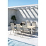 Essgruppe Mirko und Levanzo Beige – Outdoor-Dining-Set mit 6 Stühlen