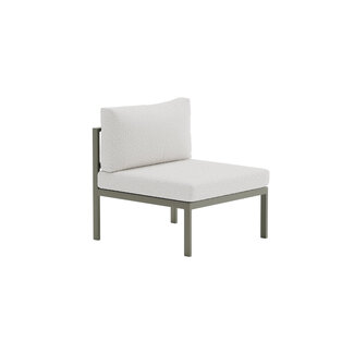 Venture Home Copacabana Sofa-Mittelmodul Braun – Flexibles Lounge-Element mit Bouclé-Komfort