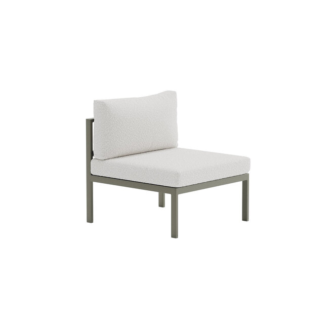 Copacabana Sofa-Mittelmodul Braun – Flexibles Lounge-Element mit Bouclé-Komfort