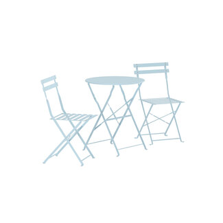 Venture Home Café-Set Tao – Sommerlicher Charme und französisches Flair in Hellblau