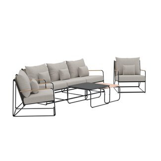 Venture Home Palazzo Lounge Set Grau/Schwarz