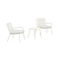 Mykonos Lounge Set Beige – Elegantes 2er Outdoor-Lounge-Set für Balkon & Garten