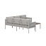 Kos Ecklounge Set Beige – Moderne Gartenlounge mit L-Form & Tisch