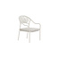 Gartenstuhl Paros Beige – eleganter Outdoor-Stuhl mit Geflecht und Sitzkissen