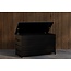 Kissenbox Nisis 130 x 60 cm Schwarz – Stilvolle Aufbewahrung für Garten und Terrasse