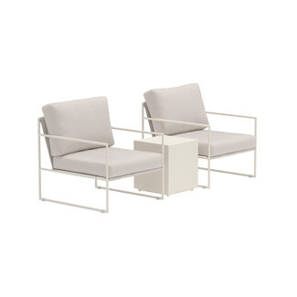 Venture Home Lissabon Lounge-Set Beige – Elegantes Outdoor Lounge Set