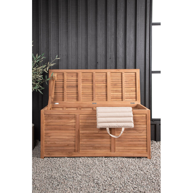 Trento Auflagenbox aus Teakholz – Natürliche Schönheit & wertvoller Stauraum