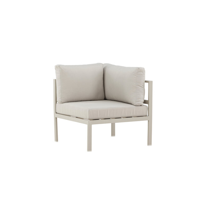 Copacabana Lounge-Modul Eckelement Beige – Modulares Outdoor-Sofa mit hohem Komfort