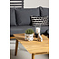 Chania Ecksofa-Set in Natur/Schwarz – modernes Outdoor-Ecksofa