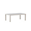 Sofatisch Copacabana 120 x 70 Beige – Eleganter Outdoor-Loungetisch aus Aluminium
