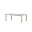 Sofatisch Copacabana 120 x 70 Beige – Eleganter Outdoor-Loungetisch aus Aluminium