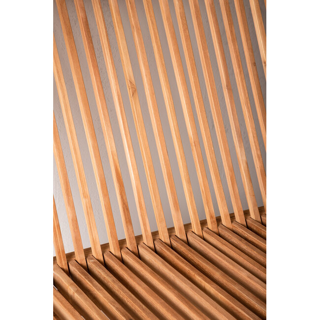 Gartenbank Ghana 100 cm Teak Natur – Klappbare Sitzbank mit zeitlosem Charme