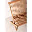 Gartenbank Ghana 100 cm Teak Natur – Klappbare Sitzbank mit zeitlosem Charme