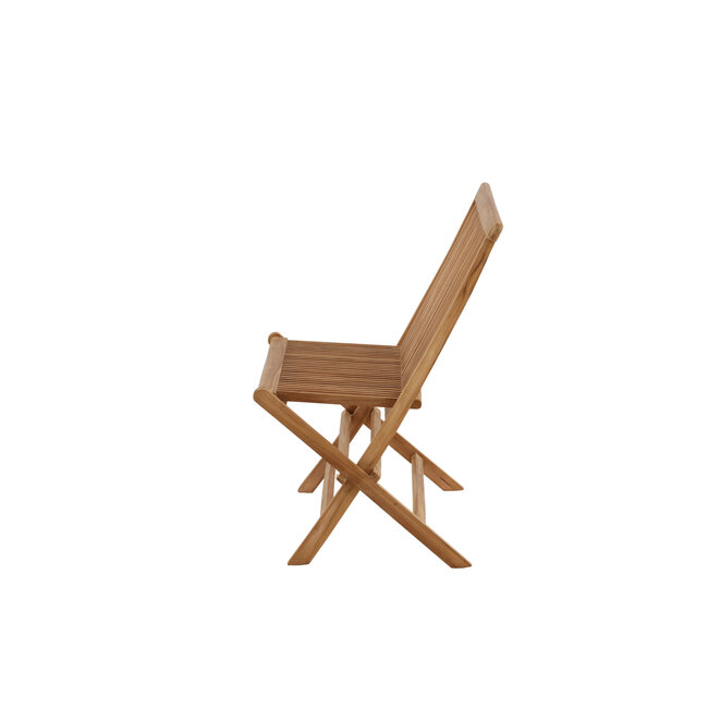 Gartenbank Ghana 100 cm Teak Natur – Klappbare Sitzbank mit zeitlosem Charme