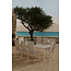 Garten-Essgruppe Levanzo & Levels Beige – Ausziehbare Outdoor-Essgruppe mit verstellbaren Komfortstühlen