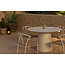 Garten-Essgruppe Alfons & Lanzo Beige – Skandinavische Outdoor-Essgruppe mit natürlichem Charme