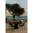 Garten-Essgruppe Peking & Lanzo Schwarz – Moderne Outdoor-Eleganz aus Aluminium