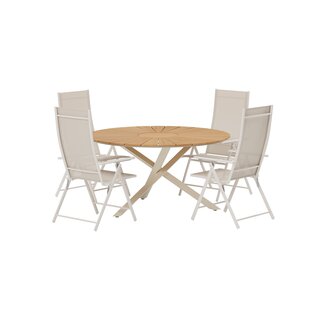 Venture Home 5-teilige Garten-Essgruppe Mexico & Levanzo