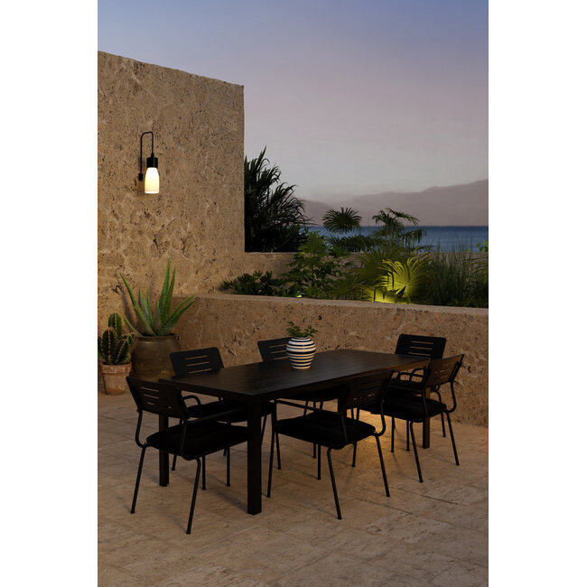 7-tlg. Garten-Essgruppe Break & Nicke – Skandinavische Geradlinigkeit für Ihre Terrasse