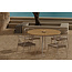 5-teilige Garten-Essgruppe San Vito & Alfons – Skandinavische Leichtigkeit in Beige