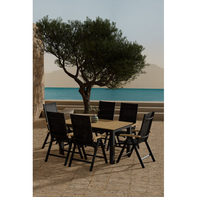 Panama Essgruppe – Exklusives Teakholz trifft auf modernes Design