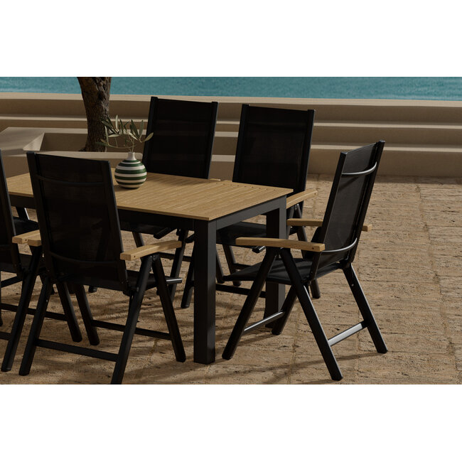 Panama Essgruppe – Exklusives Teakholz trifft auf modernes Design