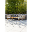 5-tlg. Garten Lounge-Set Chania Nature Beige – Sofa, 2 Sessel & Couchtisch aus Akazienholz, Aluminium und Rope-Geflecht