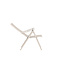 7-teilige Garten-Essgruppe Break & Levanzo – Break Esstisch 205×90 cm Aintwood Weiß + 6 Levanzo Positionsstühle Textilene Beige, verstellbar & klappbar, bis 110 kg