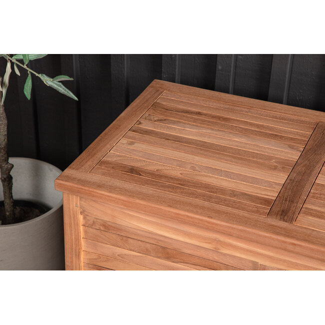 Trento Auflagenbox aus Teakholz – Natürliche Schönheit & wertvoller Stauraum