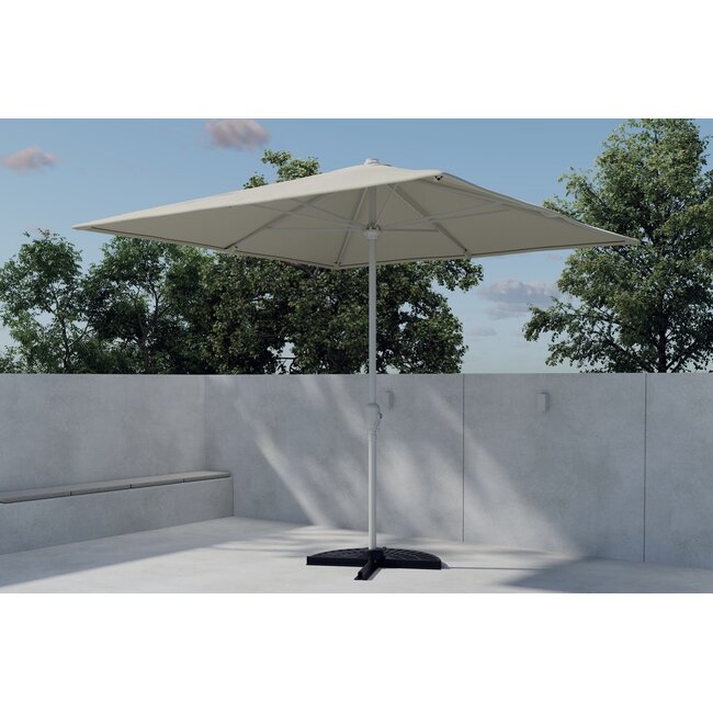 Leeds Sonnenschirm – Zeitlose Eleganz für kühle Schattenplätze