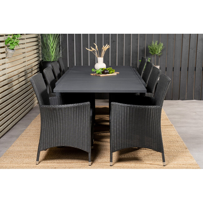 9-tlg. Essgruppe Marbella & Knick – Platz für die ganze Familie