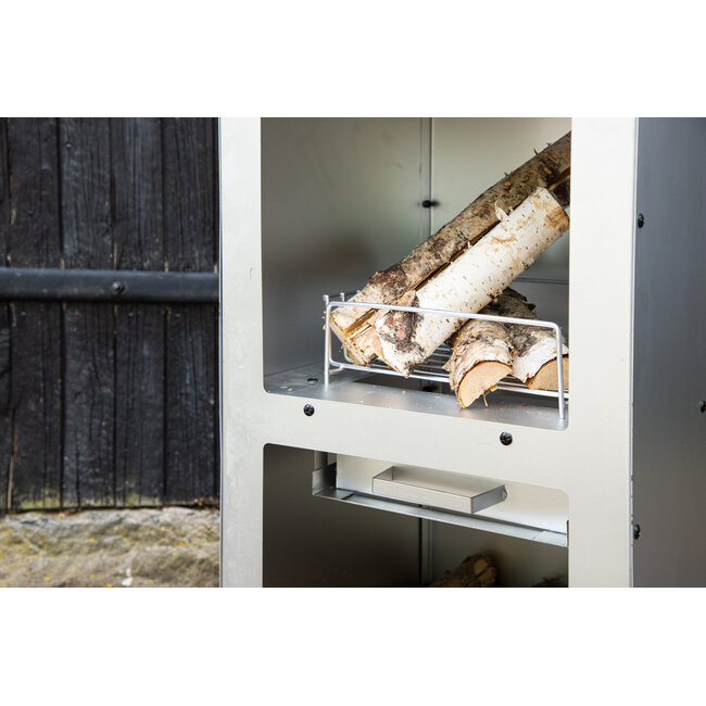 Außenkamin Makarima – Nordische Eleganz & Knisternde Wärme