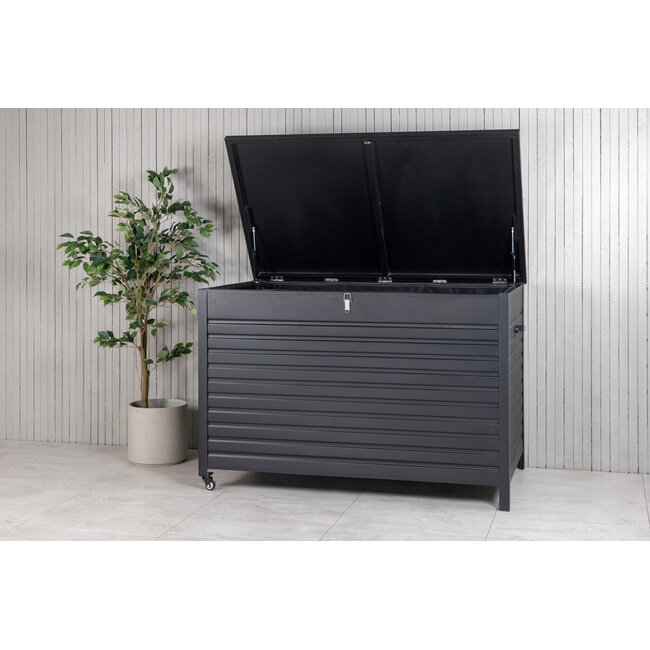 Auflagenbox Tiana XXL – Maximaler Stauraum in elegantem Schwarz