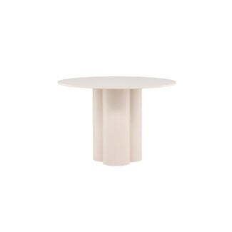 Venture Home Runder Esstisch Olivia Moderner Luxus in sanftem Beige