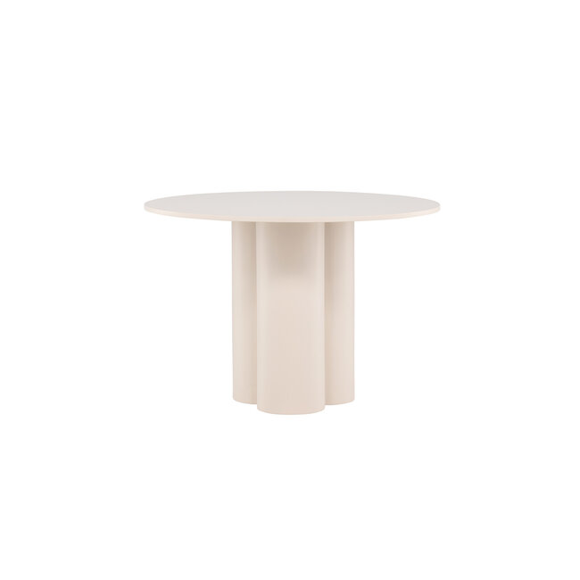Runder Esstisch Olivia Moderner Luxus in sanftem Beige