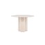 Runder Esstisch Olivia Moderner Luxus in sanftem Beige