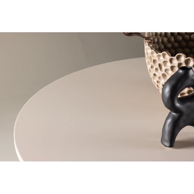 Runder Esstisch Olivia Moderner Luxus in sanftem Beige