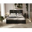 Polsterbett Economy Schwarz 90 - 180 cm  – Modernes Design trifft auf praktischen Komfort