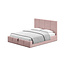 Polsterbett Economy Rosa 90–180 x 200 cm – Moderne Leichtigkeit trifft auf gemütlichen Komfort