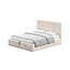 Polsterbett Economy Creme 90–180 x 200 cm – Helle Eleganz für ein ruhiges Schlafzimmer