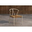 Garten-Essgruppe Alfons & Croft Beige – Teak-Rundtisch Ø120 cm mit 4 Rattan-Sesseln