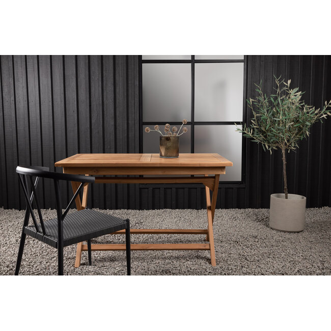 Garten-Essgruppe Kenya – Kompakte Teakholz-Essgruppe für stilvolle Outdoor-Momente