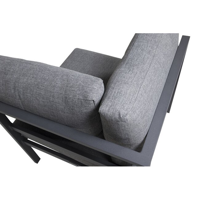 Lounge-Modul Copacabana Eckelement Schwarz – Flexibles Sofa-Modul mit modernem Komfort