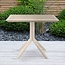 Gartentisch Sky 80 cm – Moderner Outdoor-Tisch in klarem Design