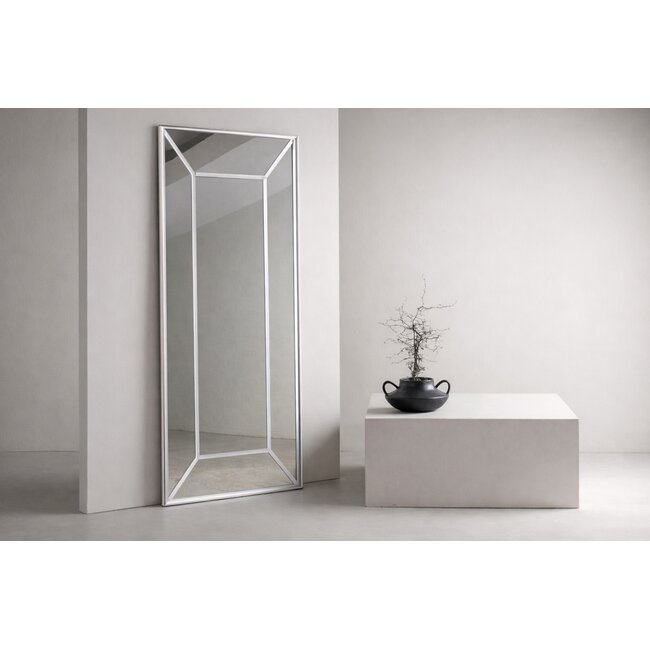 Lojf Großer Spiegel 90 x 180 cm – Moderner Wandspiegel mit elegantem Rahmen