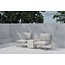 Lissabon Lounge-Set Beige – Elegantes Outdoor Lounge Set mit Beistelltisch