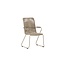 Gartenstuhl Bois Beige – eleganter Outdoor-Stuhl mit Rope-Geflecht und Akazien-Armlehnen