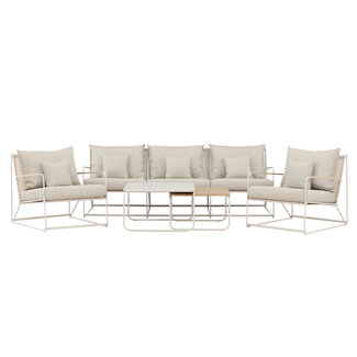 Venture Home Palazzo Sofa Set Beige – Elegantes Outdoor Lounge Set