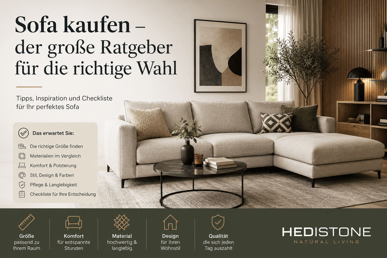 Sofa kaufen – der große Ratgeber für die richtige Wahl
