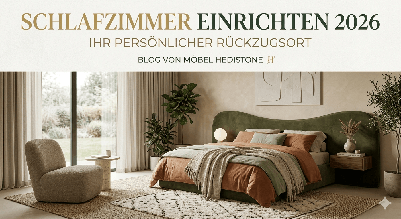 Schlafzimmer einrichten 2026 – Ihr persönlicher Rückzugsort